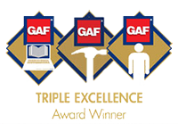 GAF Triple Award logo